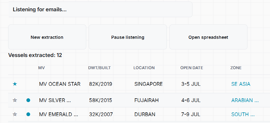 Mail AI live listening
